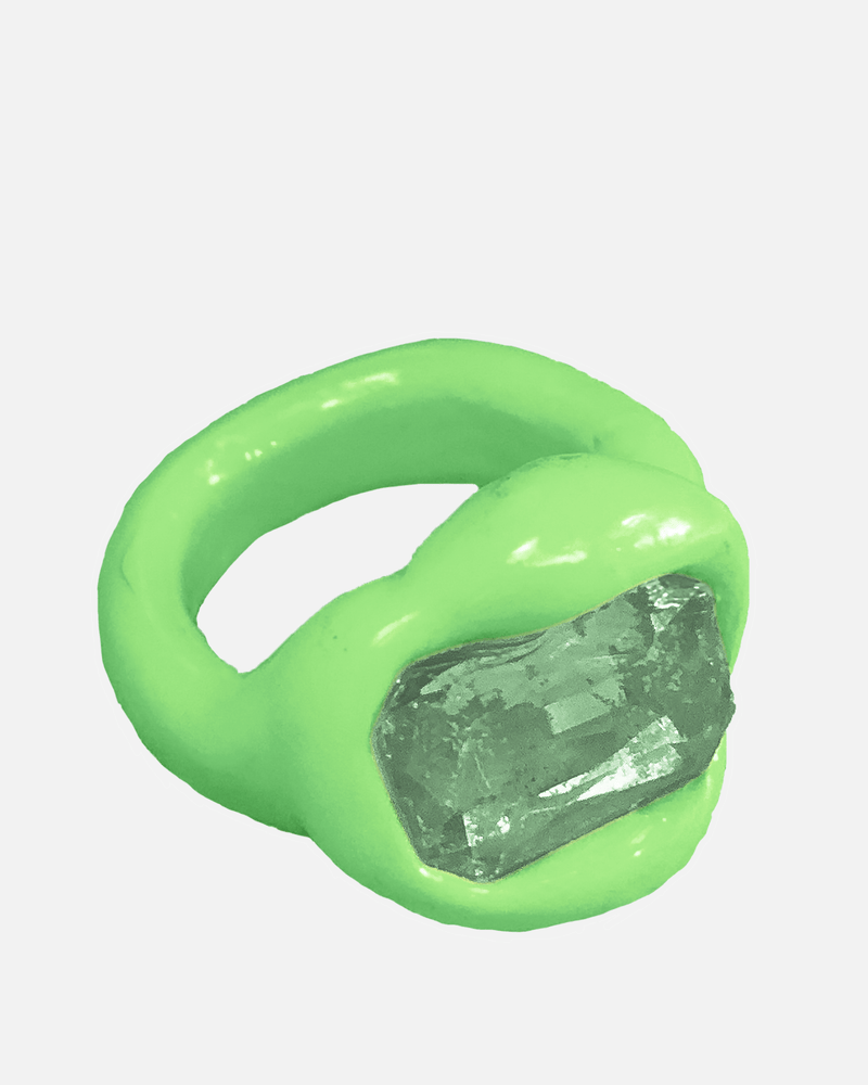 BLOBB Jewelry Bling Ring in Green/Green