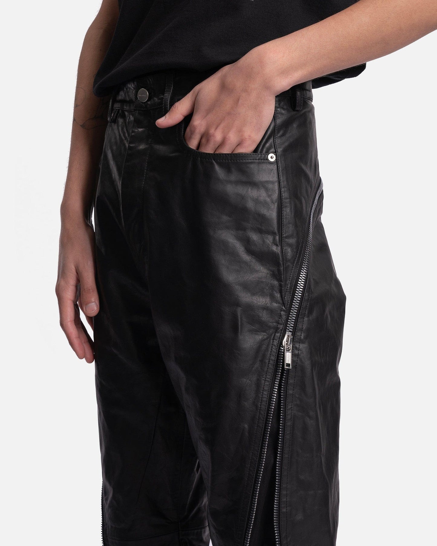 Rick Owens Men's Pants Bolan Banana in Black