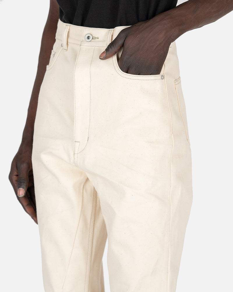 Rick Owens Men's Jeans Bolan Bootcut Jeans in Natural