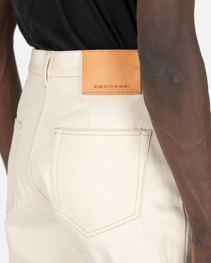 Rick Owens Men's Jeans Bolan Bootcut Jeans in Natural