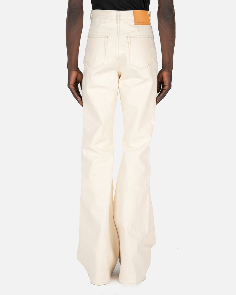 Rick Owens Men's Jeans Bolan Bootcut Jeans in Natural