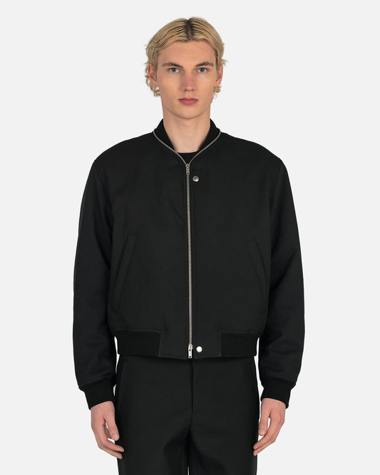Jil Sander Men's Jackets Bomber Jacket in Black