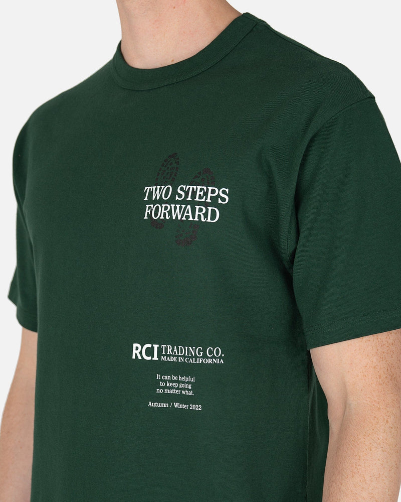 Reese Cooper Men's T-Shirts Bootprint T-Shirt in Forest Green
