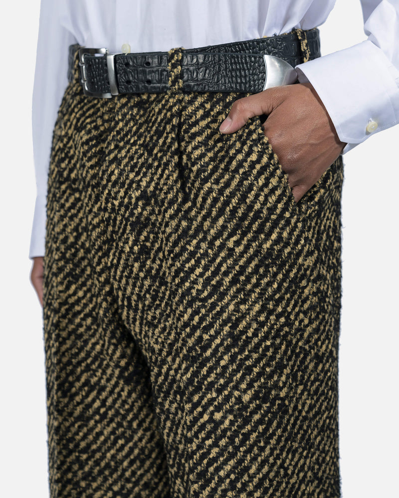 Our Legacy Men's Pants Borrowed Chino in Black/Beige