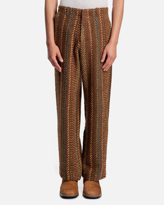 Our Legacy Men's Pants Borrowed Chino in Kaleidoscope Jazz Wool