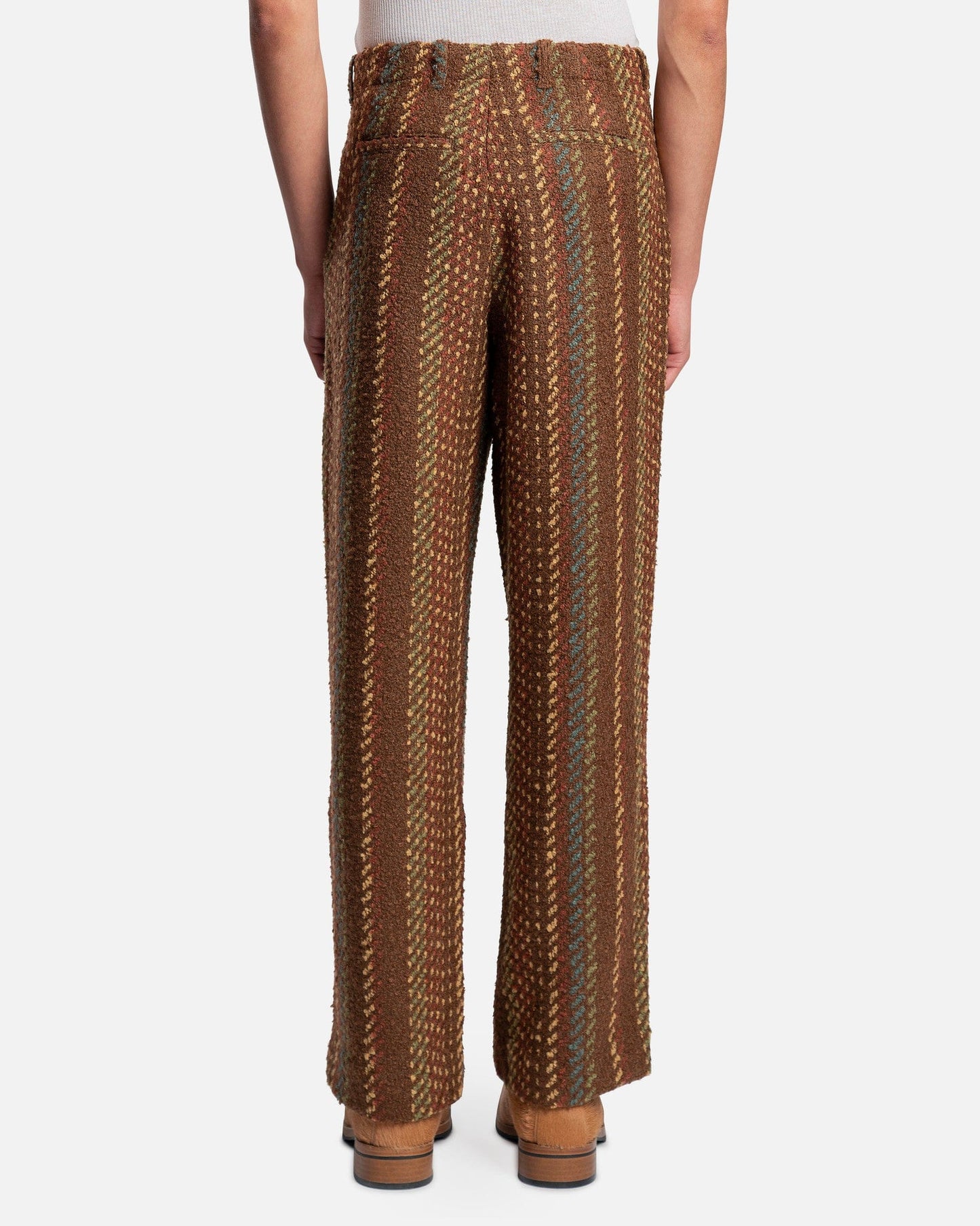 Our Legacy Men's Pants Borrowed Chino in Kaleidoscope Jazz Wool