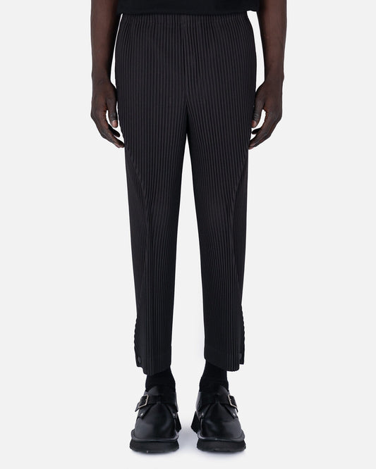 Homme Plissé Issey Miyake Men's Pants Bow Pants in Grey