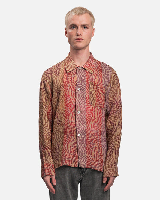 Our Legacy Men's Shirts Box Shirt in Jazz Hypnosis Print