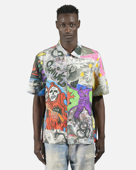 Our Legacy Men's Shirts Box Shortsleeve Shirt in Multi