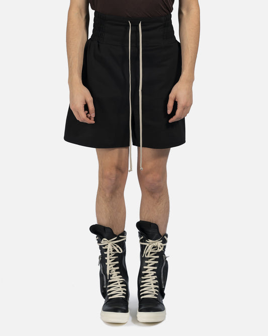 Rick Owens Men's Shorts Boxing Shorts in Black