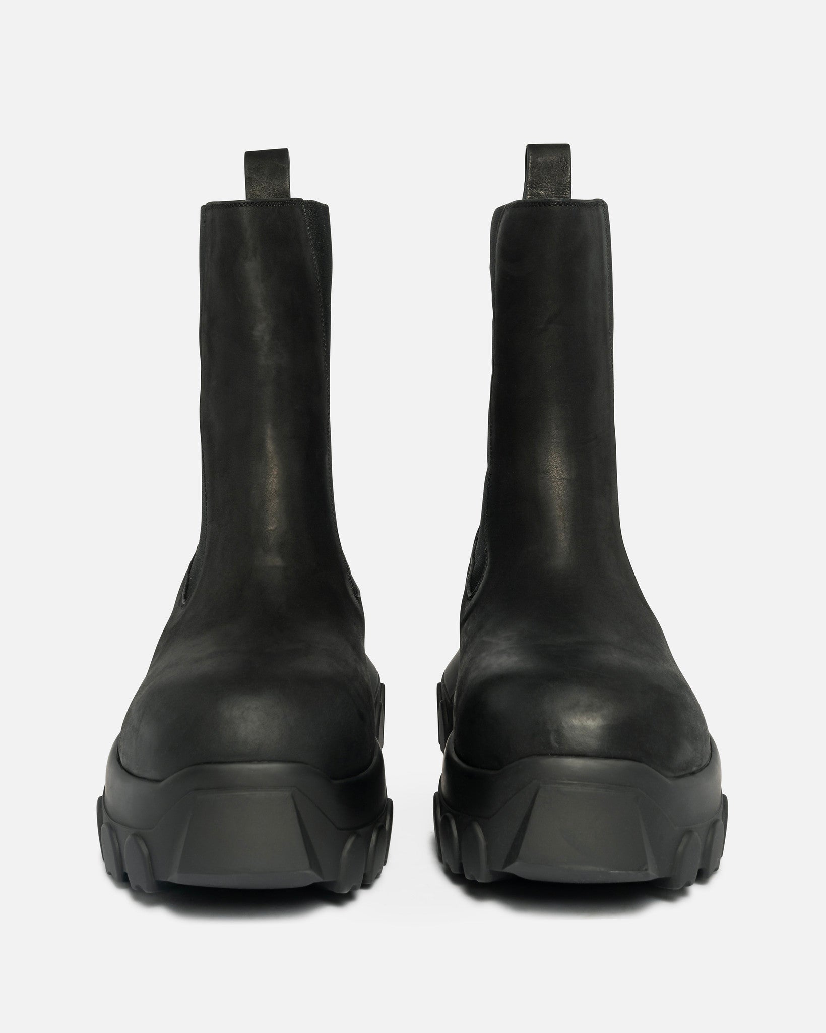 Rick Owens Men's Boots Bozo Beatles in Black/Black