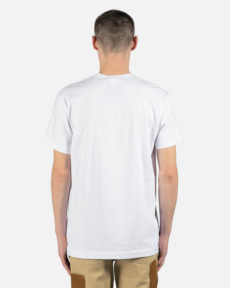 Comme des Garcons Homme Deux Men's T-Shirts Brain Ops Graphic Tee in White