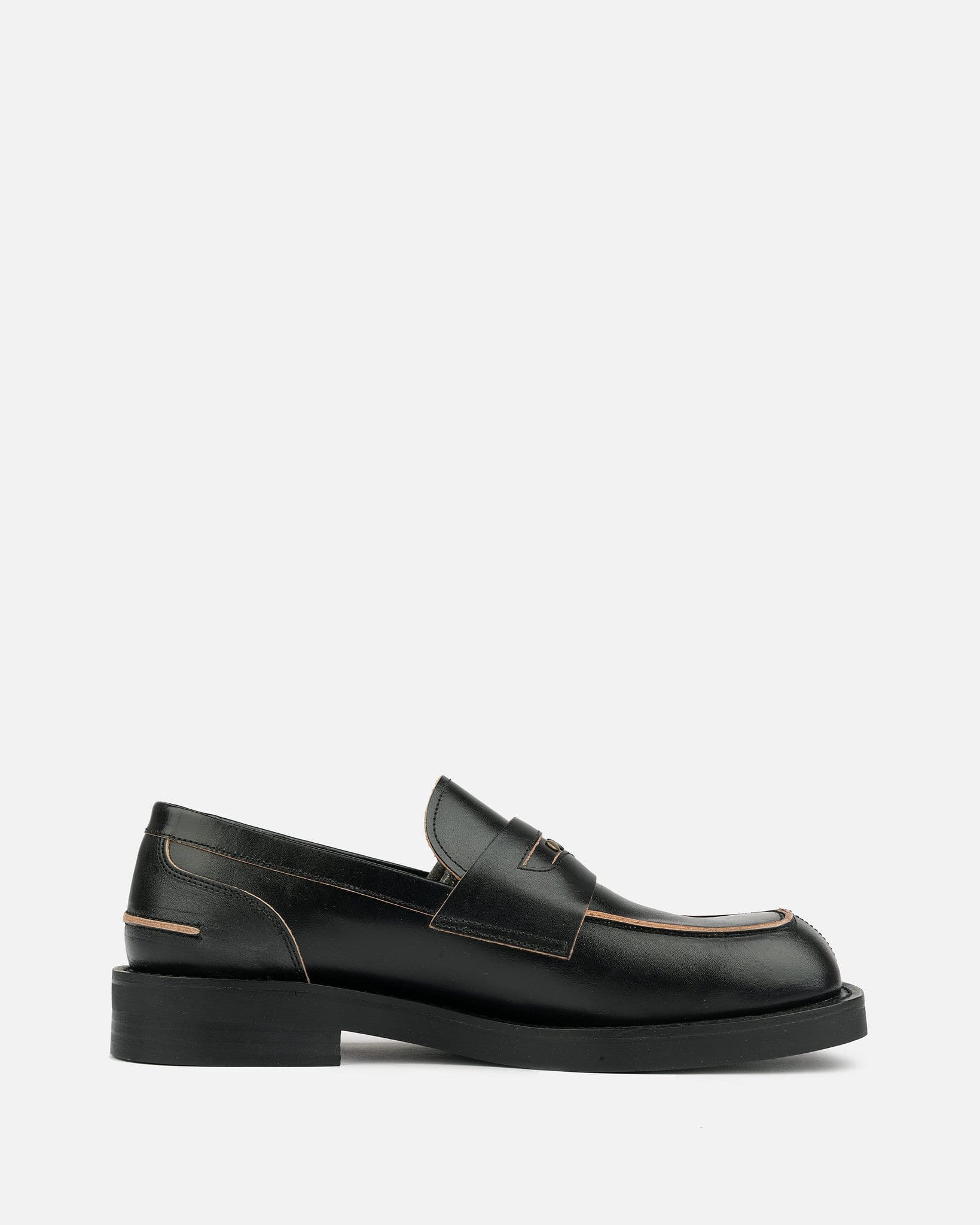 Andersson Bell Men's Shoes Broeils Penny Loafer in Black