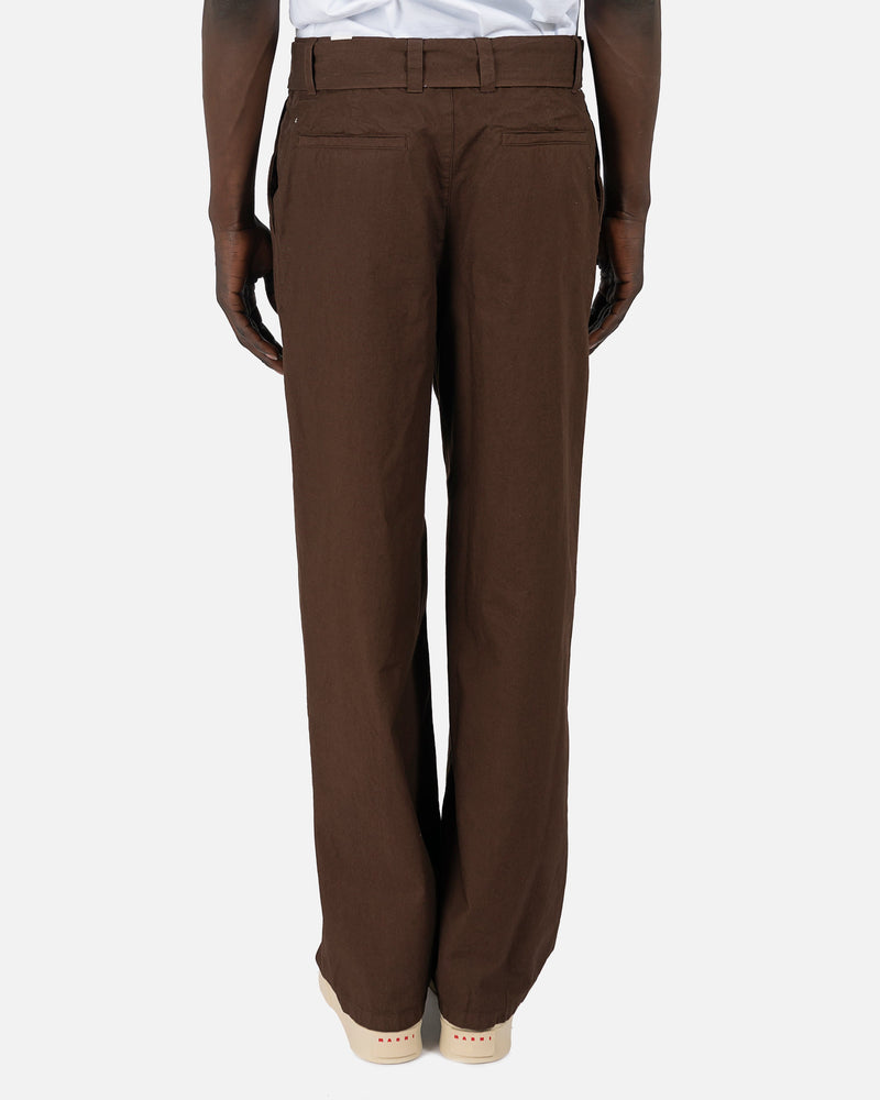 Jil Sander Men's Pants Brown Pants