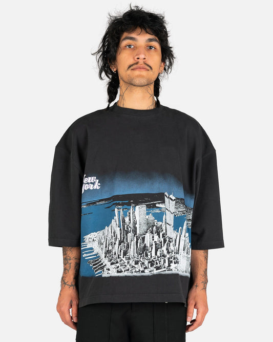 Willy Chavarria Men's T-Shirts Buffalo T New York in Jet Black