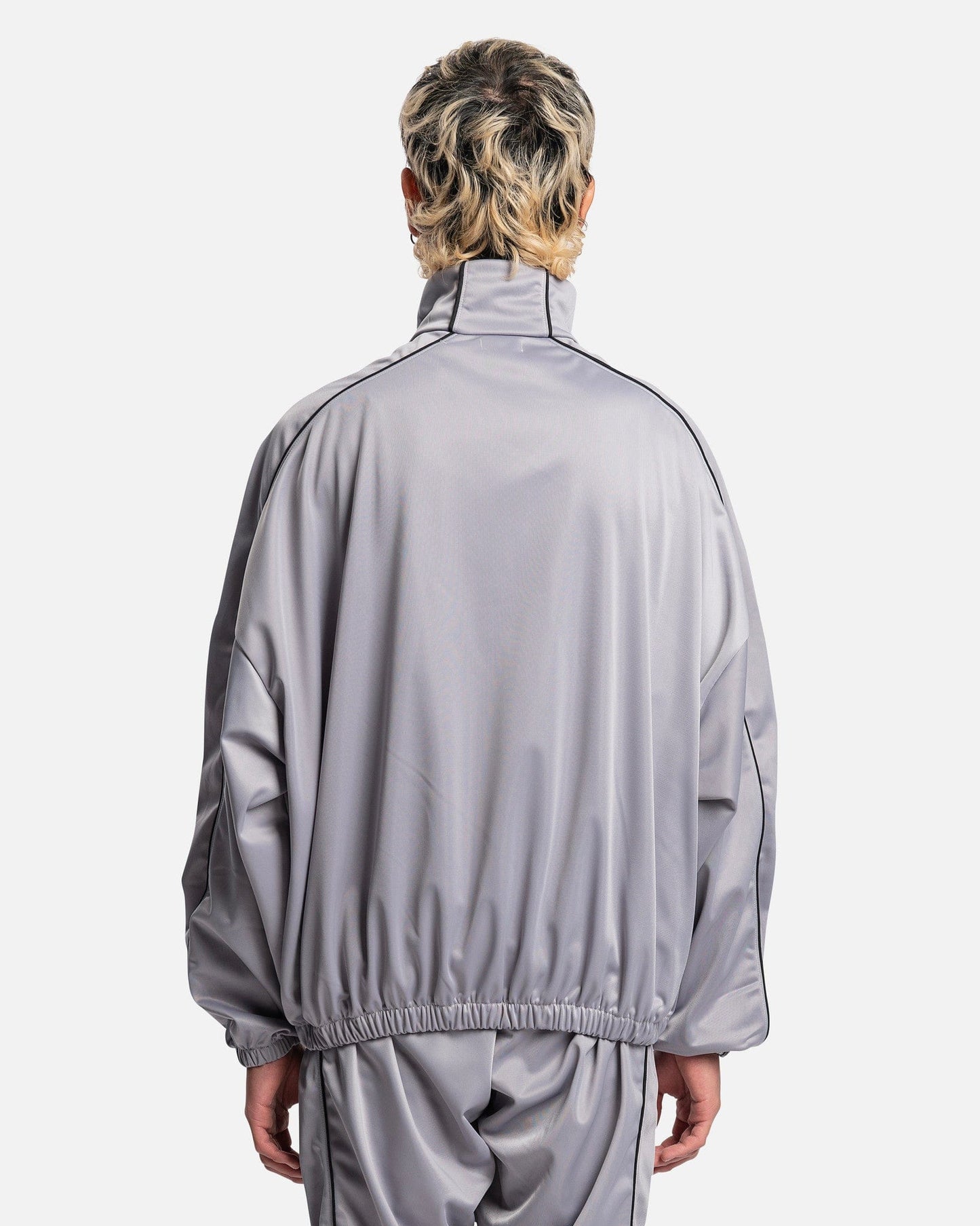 Willy Chavarria Men's Jackets Buffalo Track Jacket in Grey