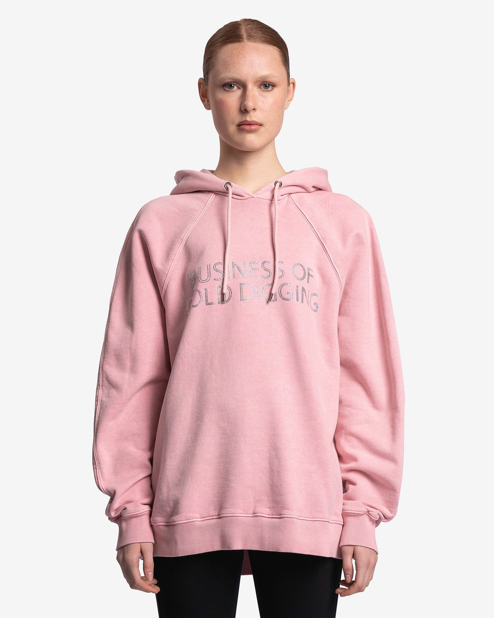 AVAVAV Women Sweaters Business of Gold Digging in Rose