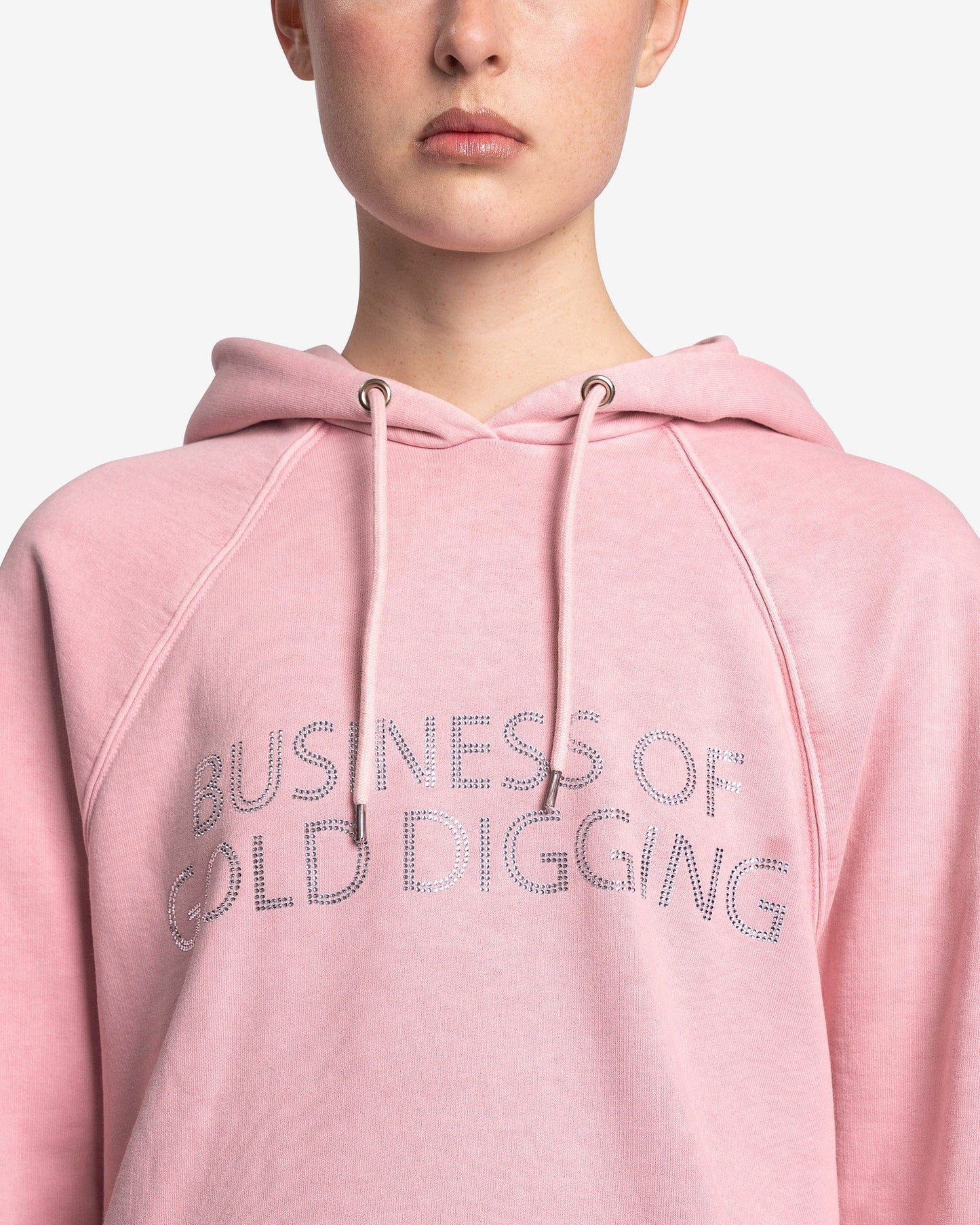 AVAVAV Women Sweaters Business of Gold Digging in Rose