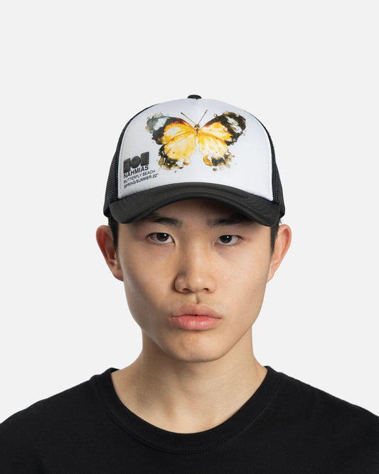 Nahmias Men's Hats Butterfly Beach Trucker Hat in Black