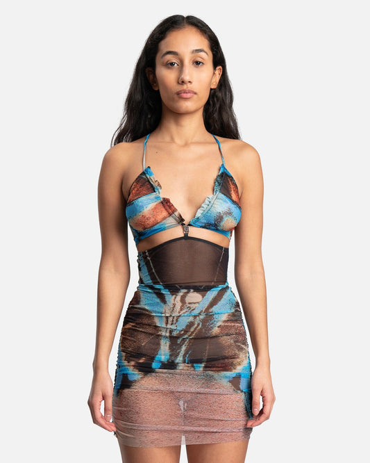 MISBHV Women Dresses Butterfly Boho Mini Dress in Multi