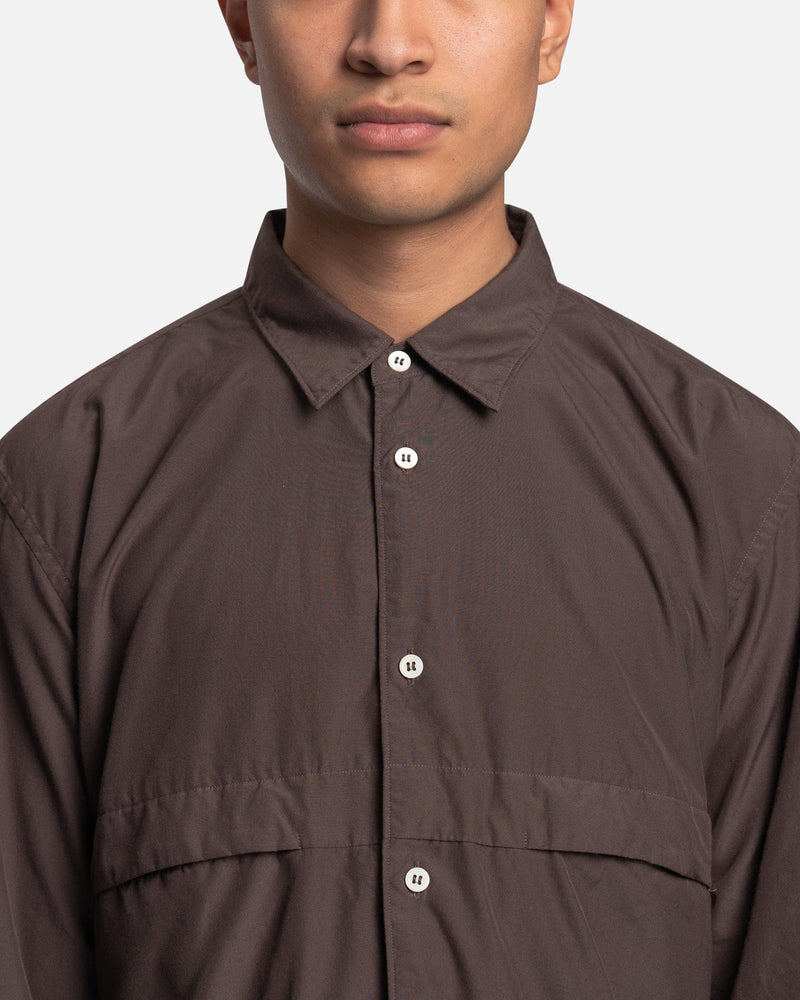 Comme des Garcons Homme Deux Men's Shirts Button-Up Long Sleeve Shirt in Khaki