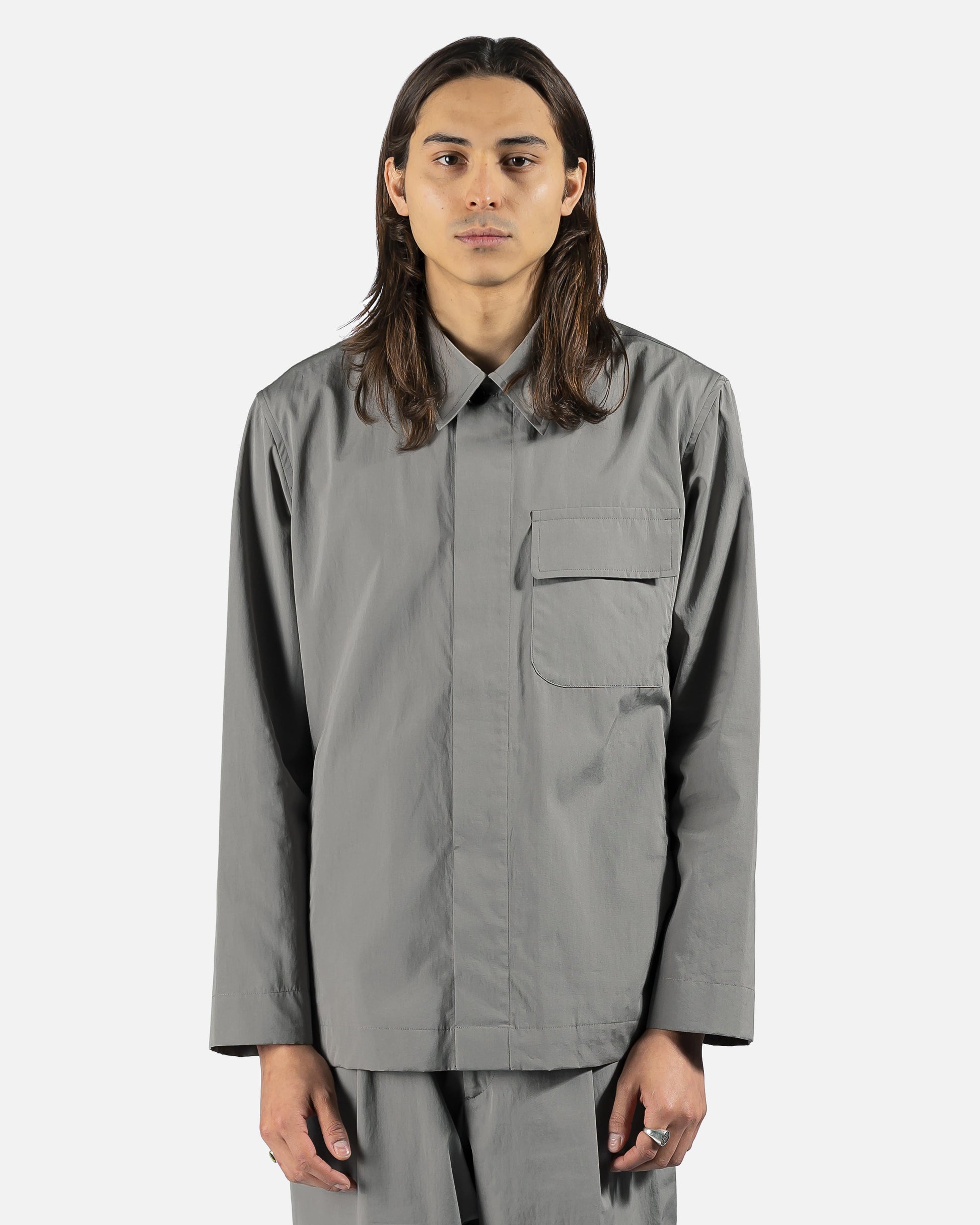 Dries Van Noten Men's Shirts Cadin Shirt in Grey