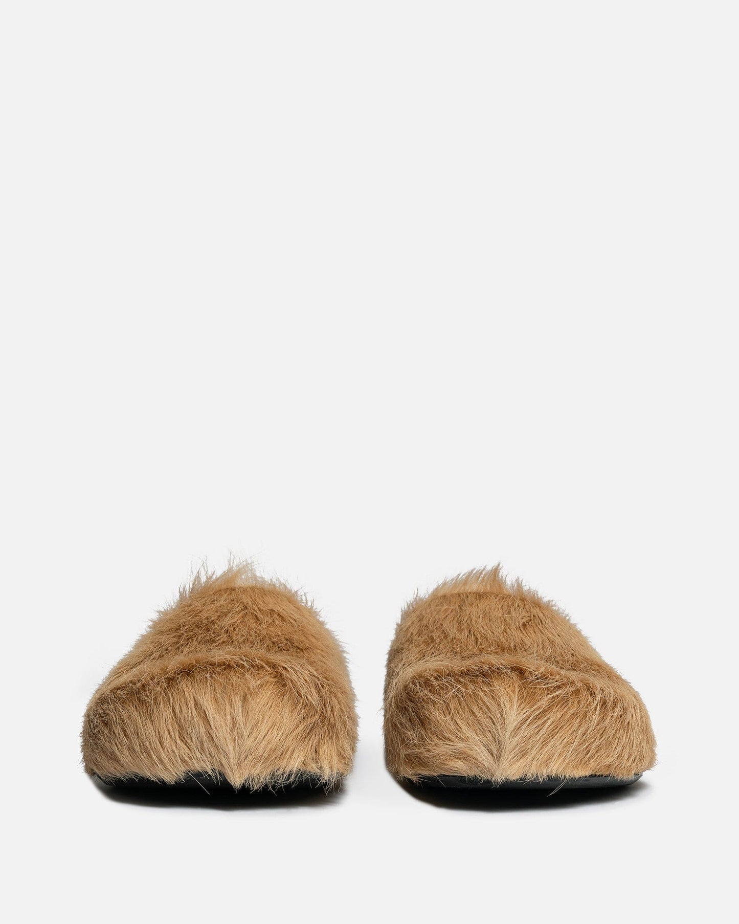 Marni Men's Sneakers Calf-Hair Sabot in Beige