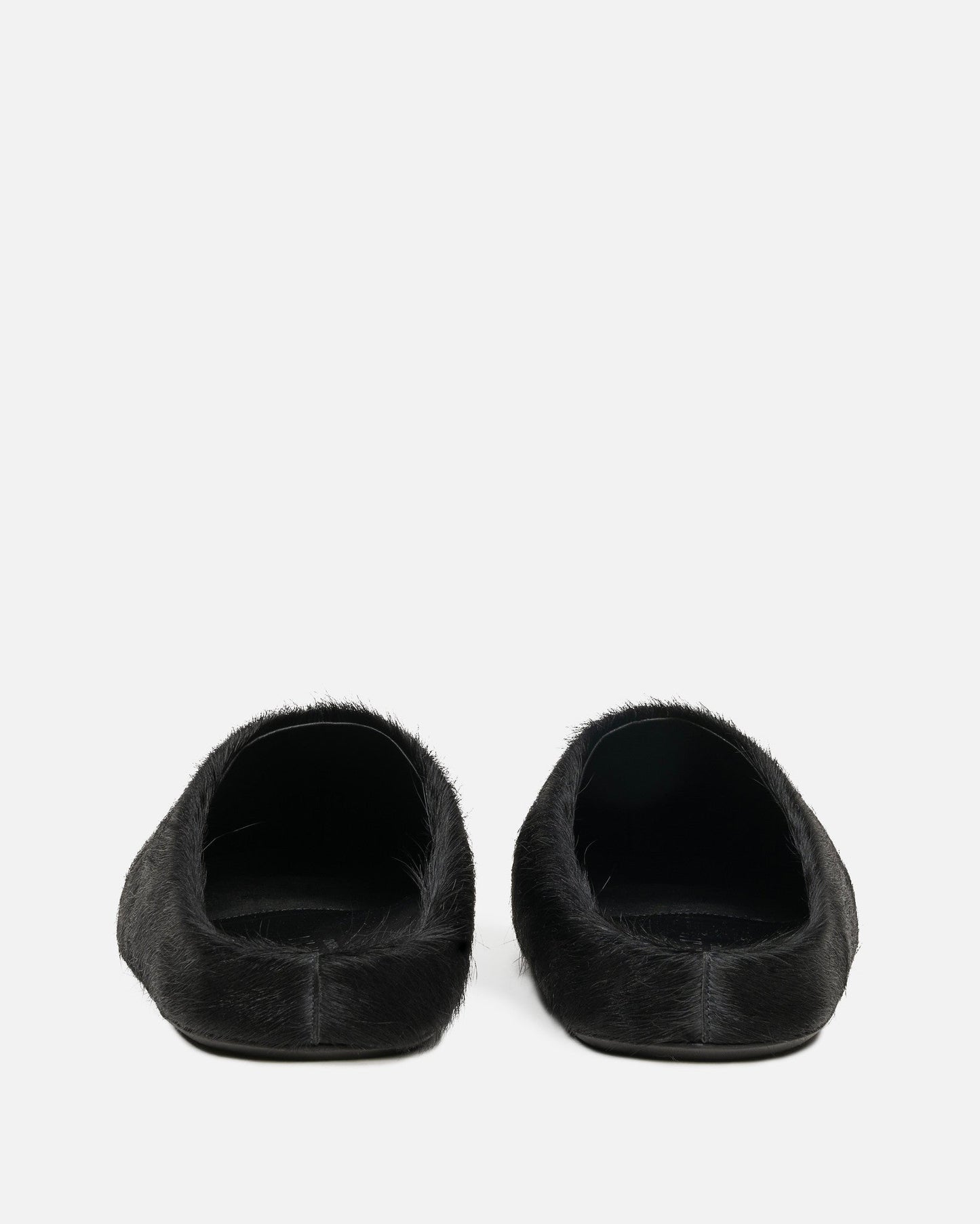 Marni Men's Shoes Calf-Hair Sabot in Black