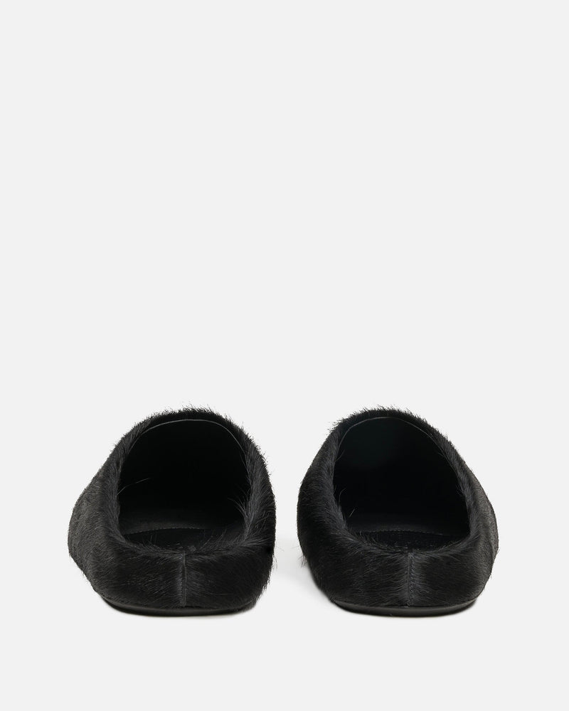 Marni Men's Shoes Calf-Hair Sabot in Black