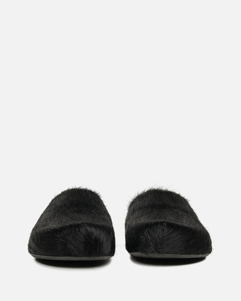 Marni Men's Shoes Calf-Hair Sabot in Black
