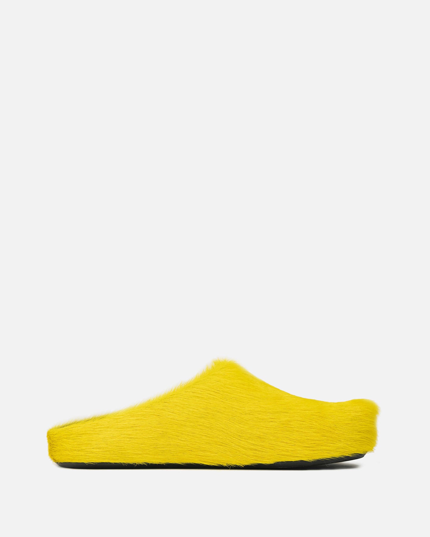 Marni Women's Shoes Calf-Hair Sabot in Yellow