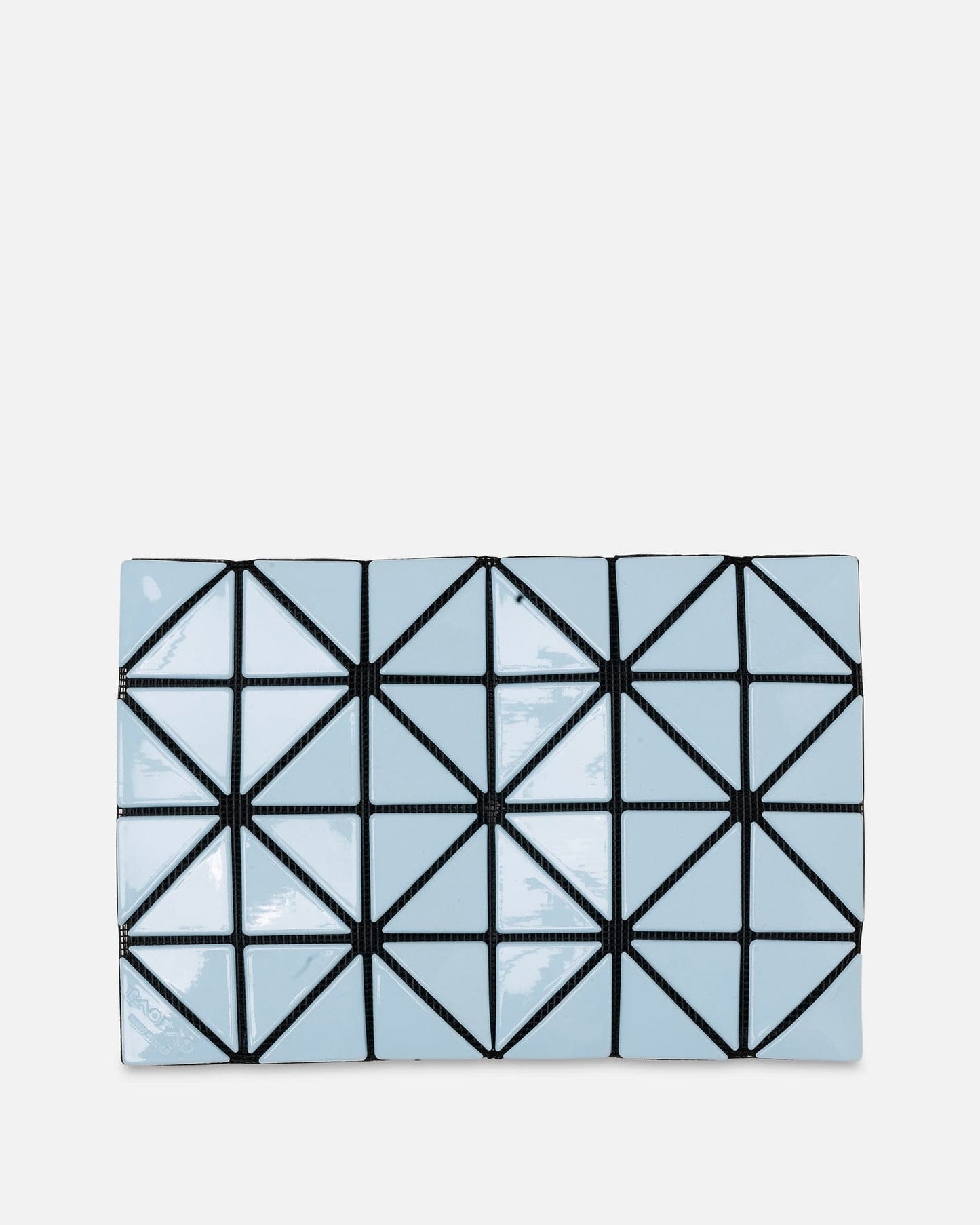 Bao Bao Issey Miyake Leather Goods Card Case With Color in Sax Blue/Lavender