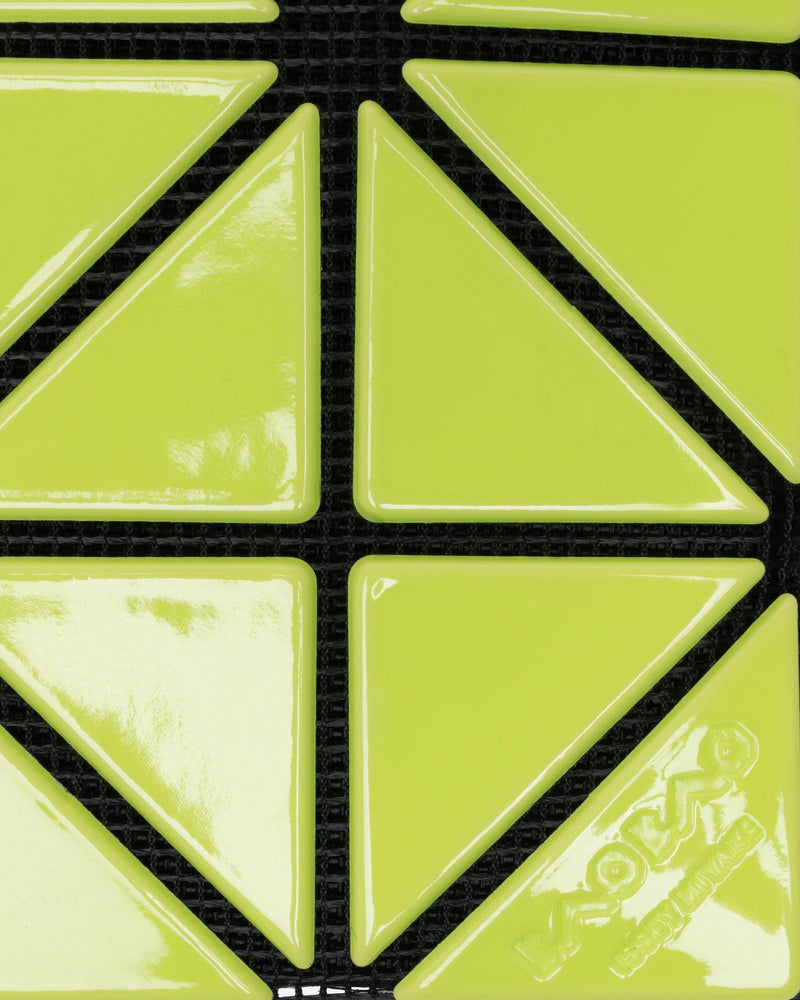 Bao Bao Issey Miyake Leather Goods Card Case With Color in Yellow/Coral Pink