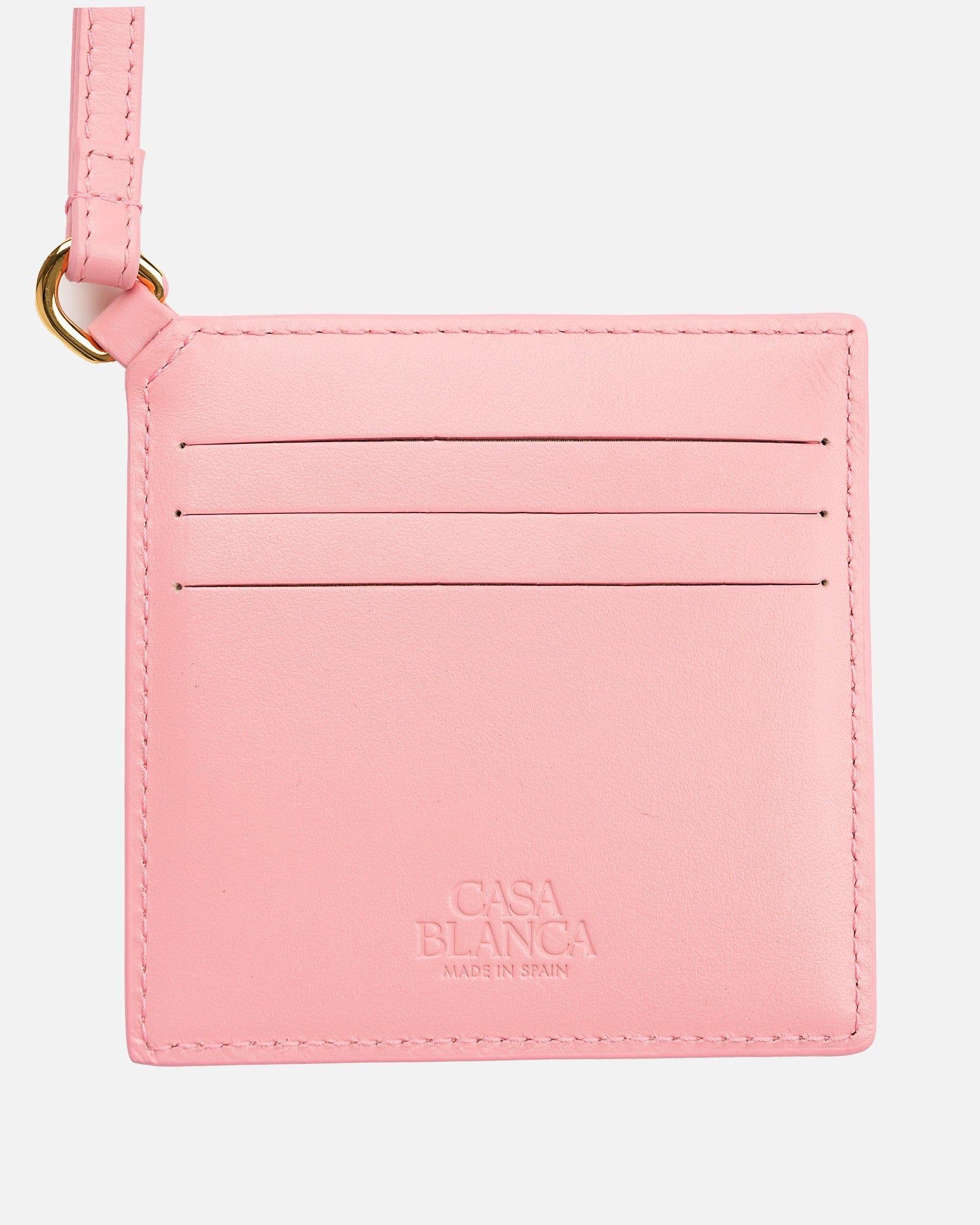 Casablanca Leather Goods Card Holder in Pink