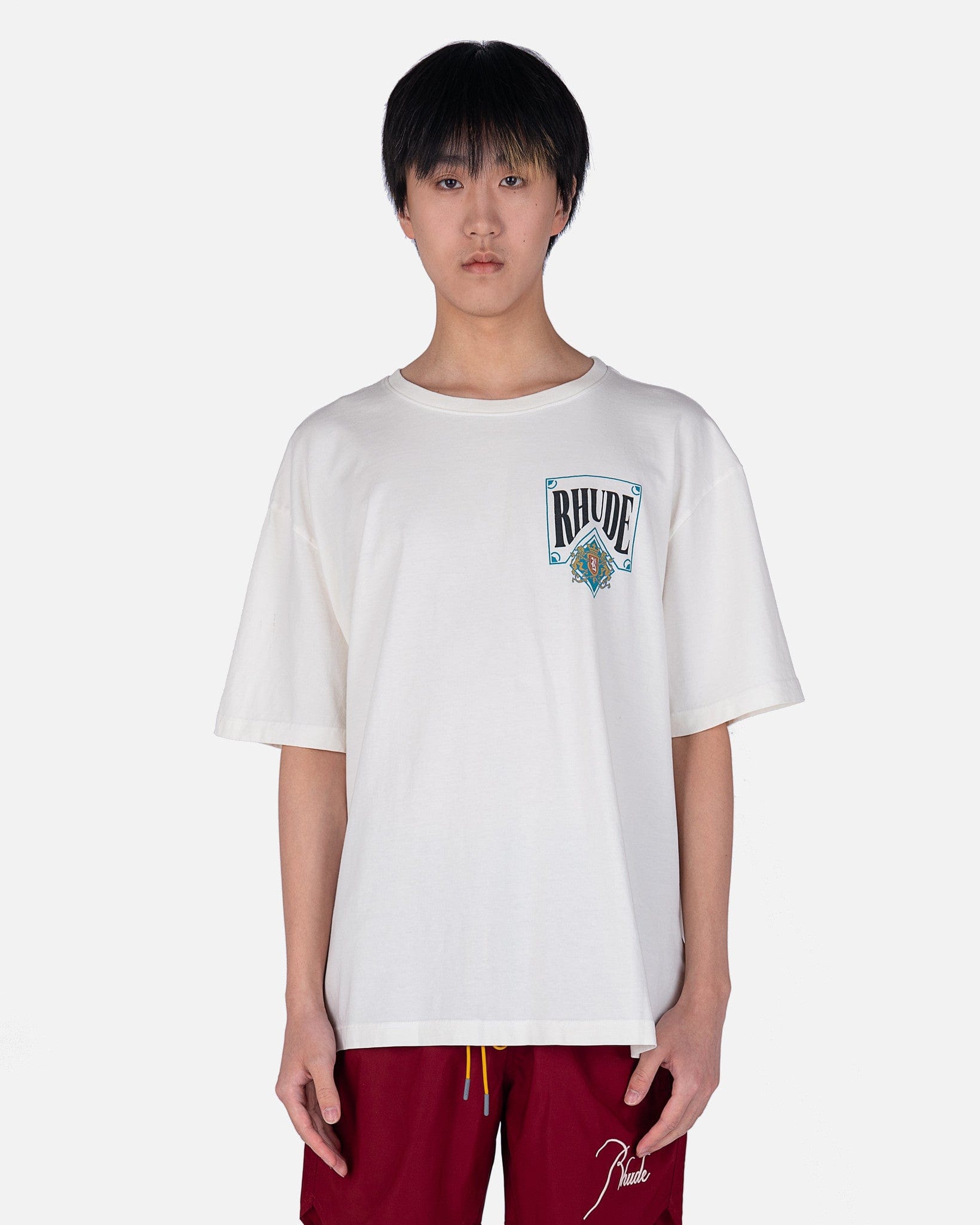 Card T-Shirt in Vintage White Card T-Shirt in Vintage White