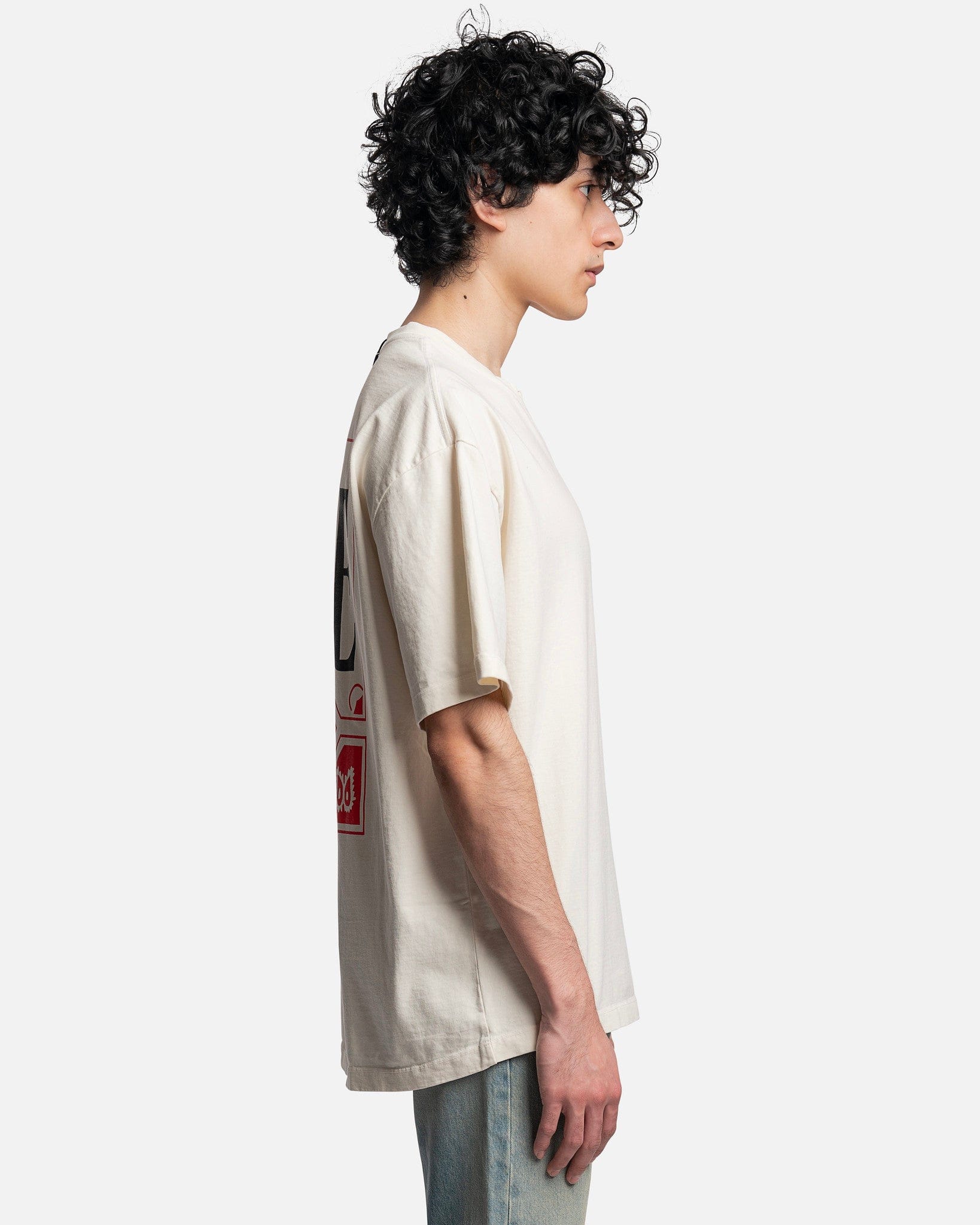Rhude Men's T-Shirts Card T-Shirt in Vintage White