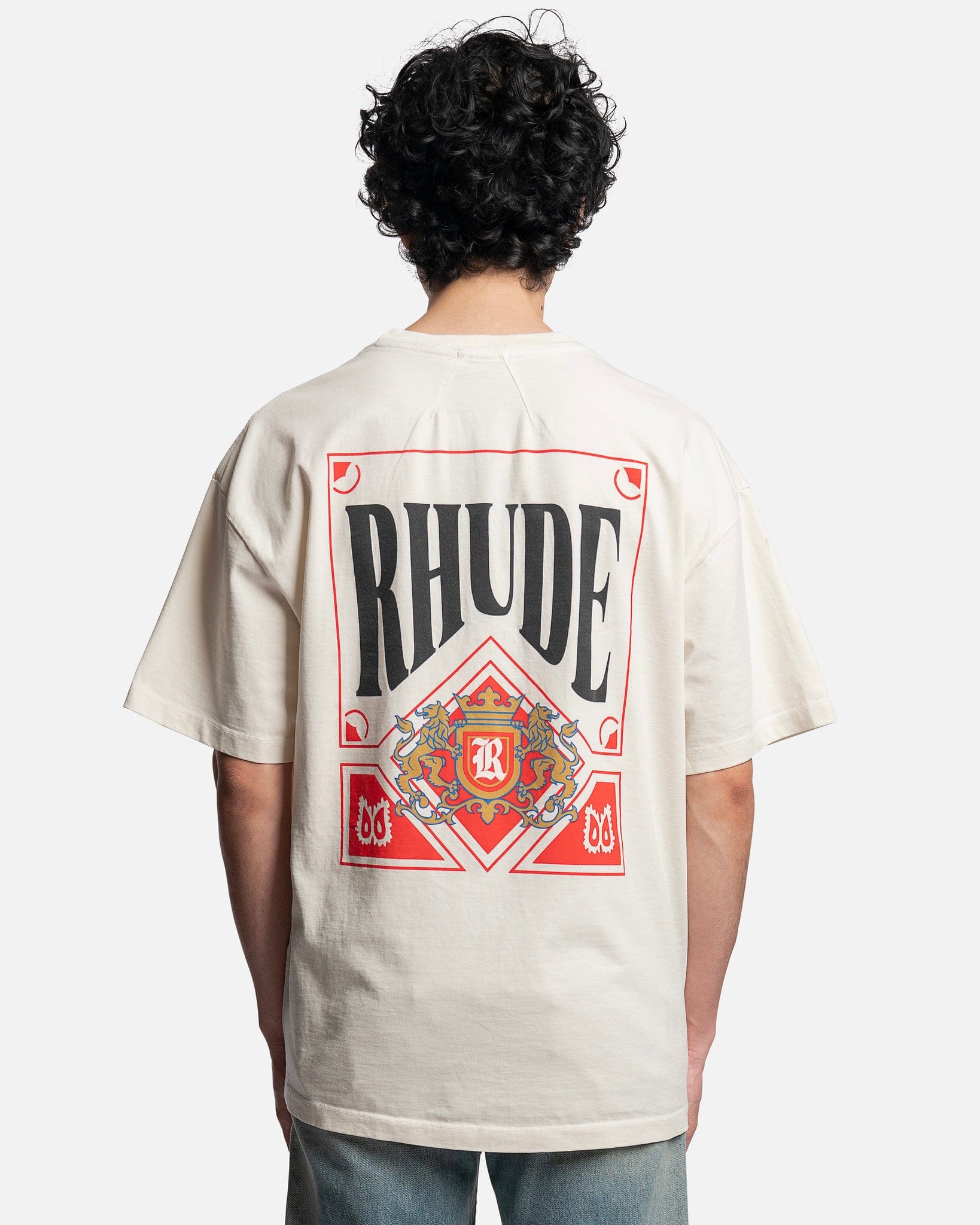 Card T-Shirt in Vintage White – SVRN