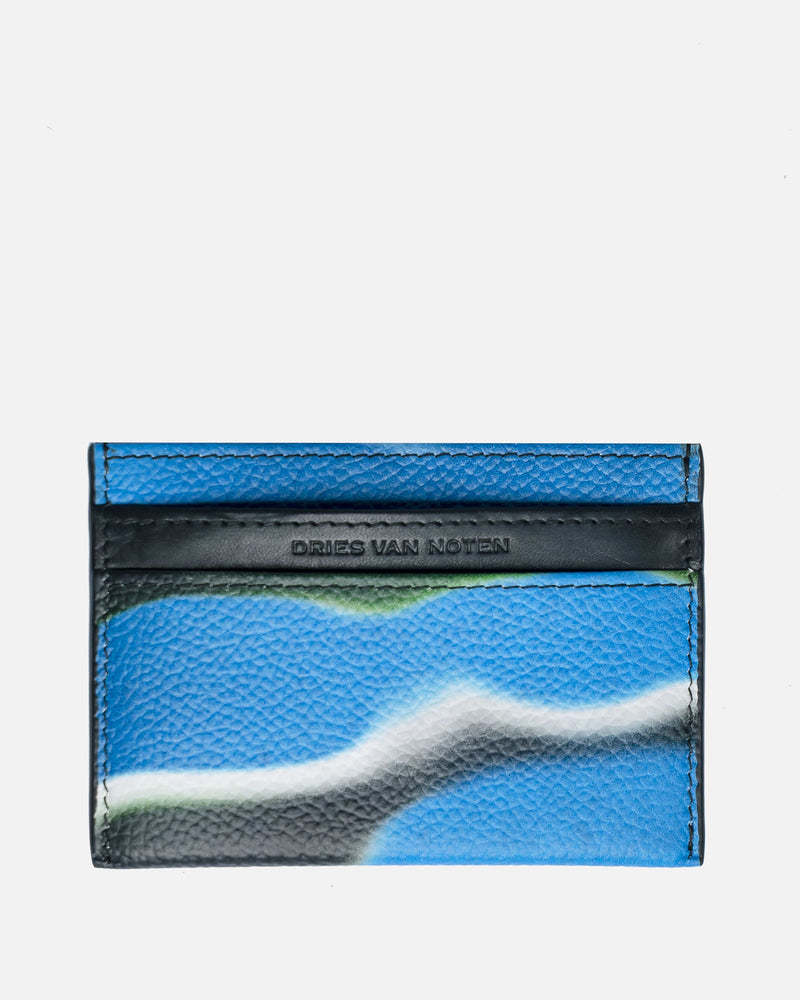 Dries Van Noten Leather Goods Cardholder in Blue