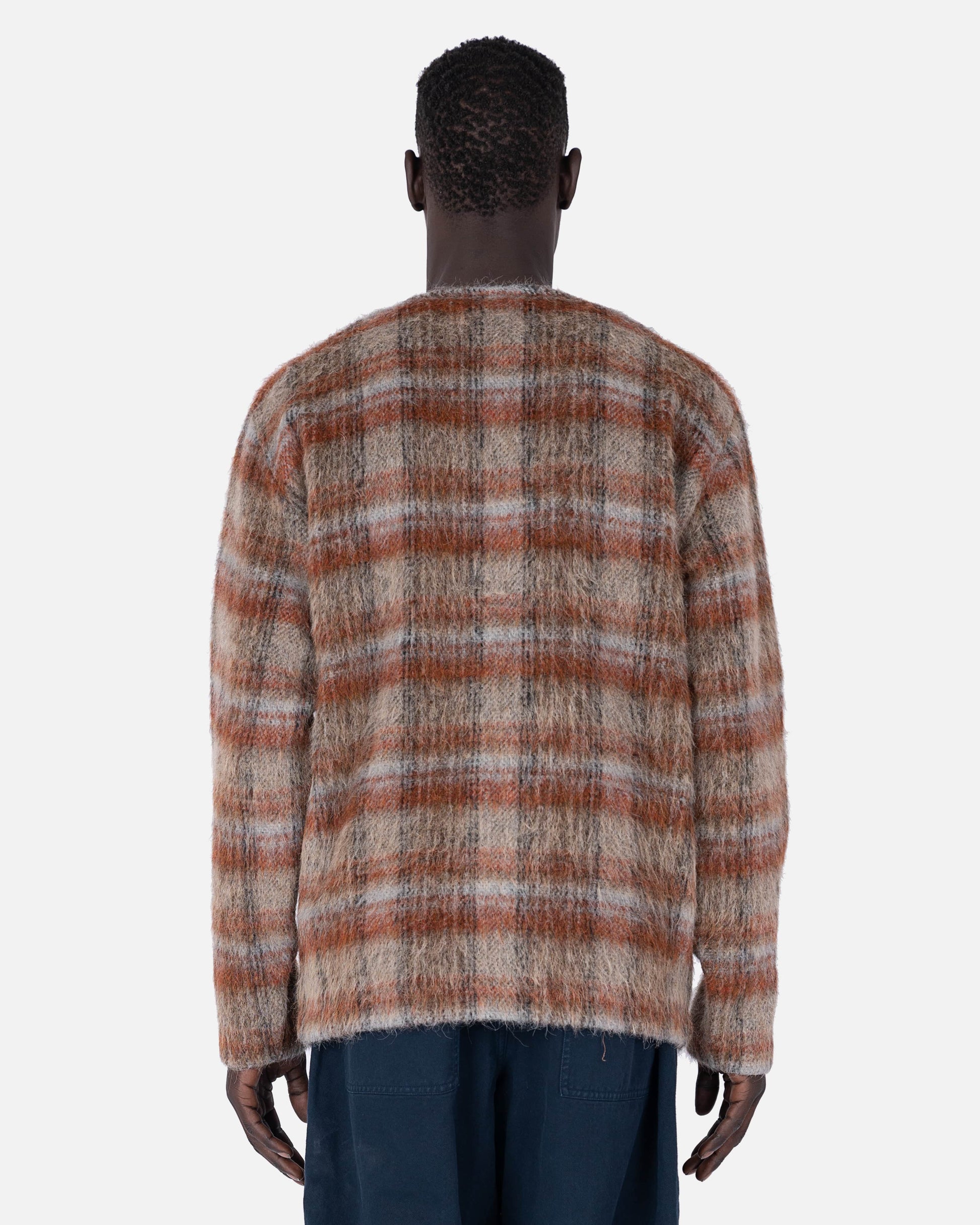 Our Legacy Men's Sweater Cardigan in Ament Check Mohair