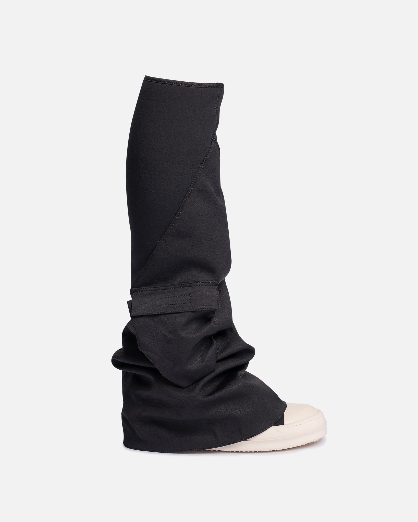 Rick Owens DRKSHDW Women's Shoes Cargo Fetish Sneakers in Black/Milk