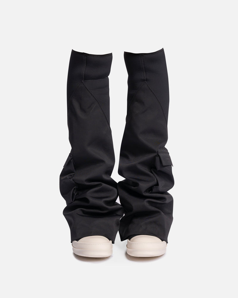 Rick Owens DRKSHDW Women's Shoes Cargo Fetish Sneakers in Black/Milk