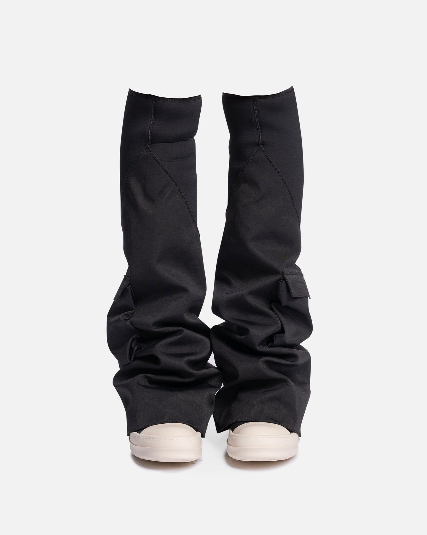 Rick Owens DRKSHDW Women's Shoes Cargo Fetish Sneakers in Black/Milk