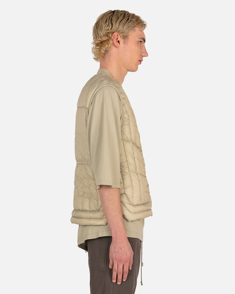 Rick Owens Men's Jackets Cargo Vest in Pearl