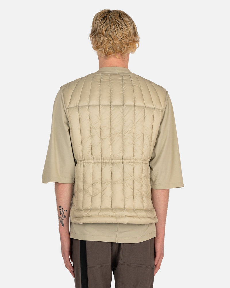 Rick Owens Men's Jackets Cargo Vest in Pearl