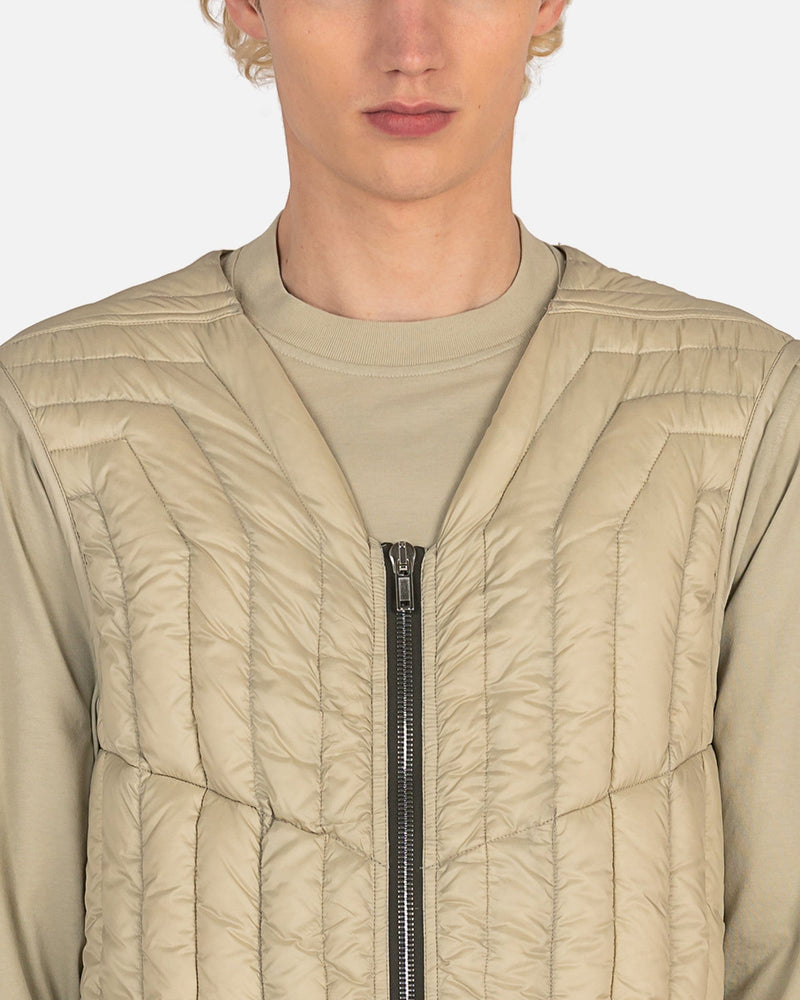 Rick Owens Men's Jackets Cargo Vest in Pearl