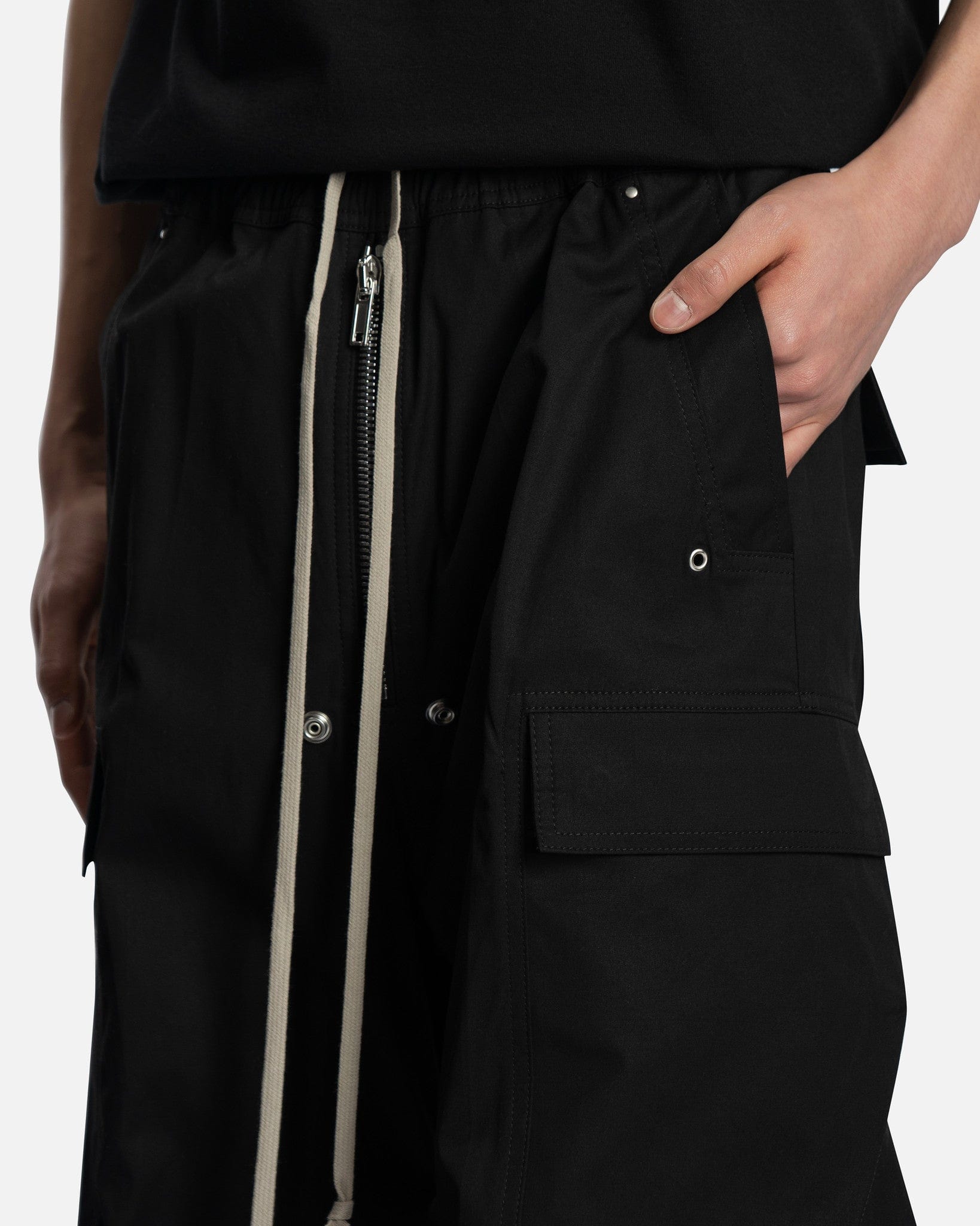 Rick Owens Men's Pants Cargobelas in Black