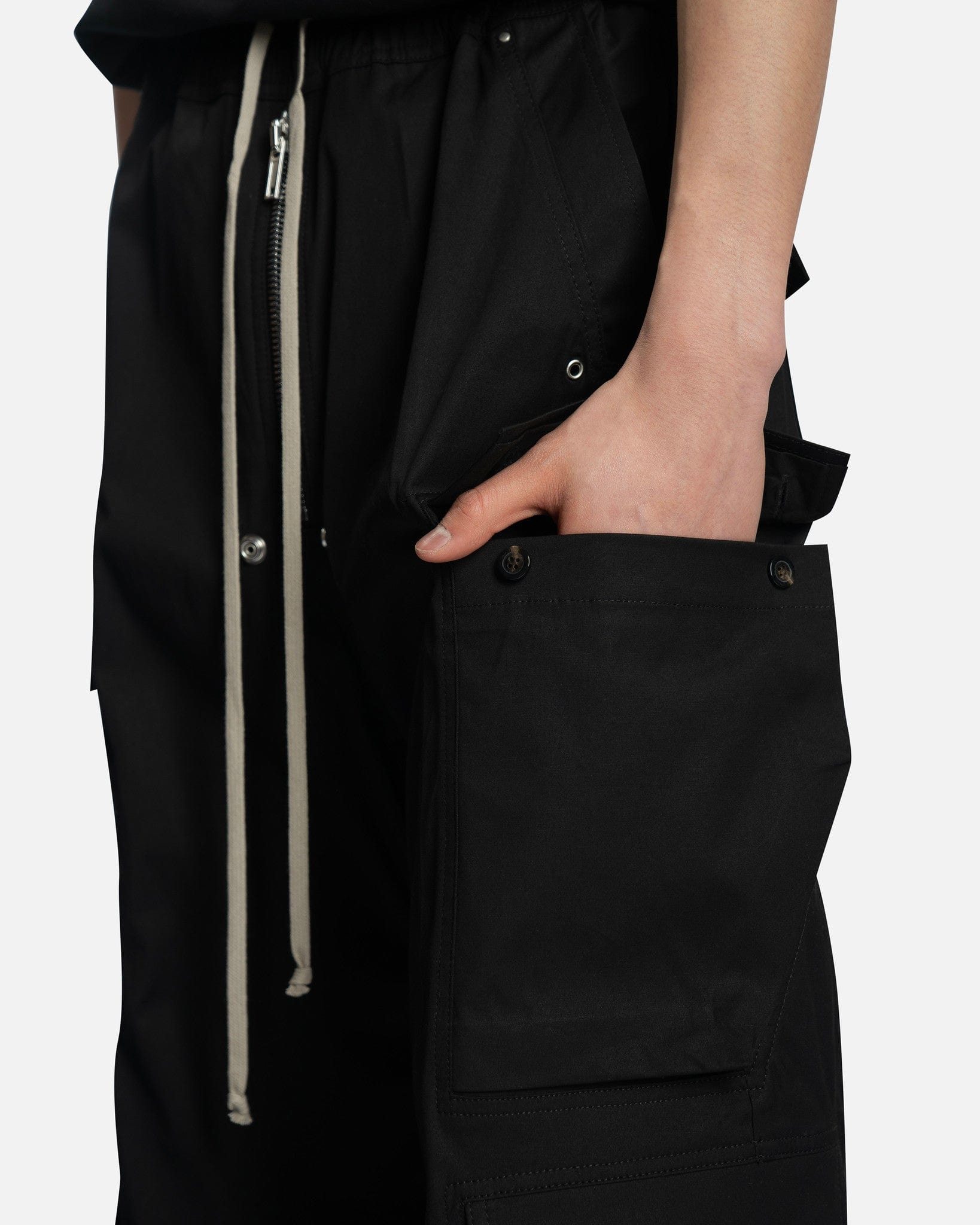 Rick Owens Men's Pants Cargobelas in Black