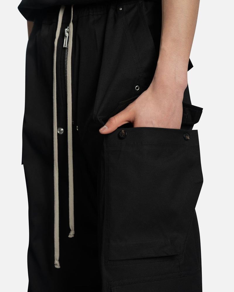 Rick Owens Men's Pants Cargobelas in Black