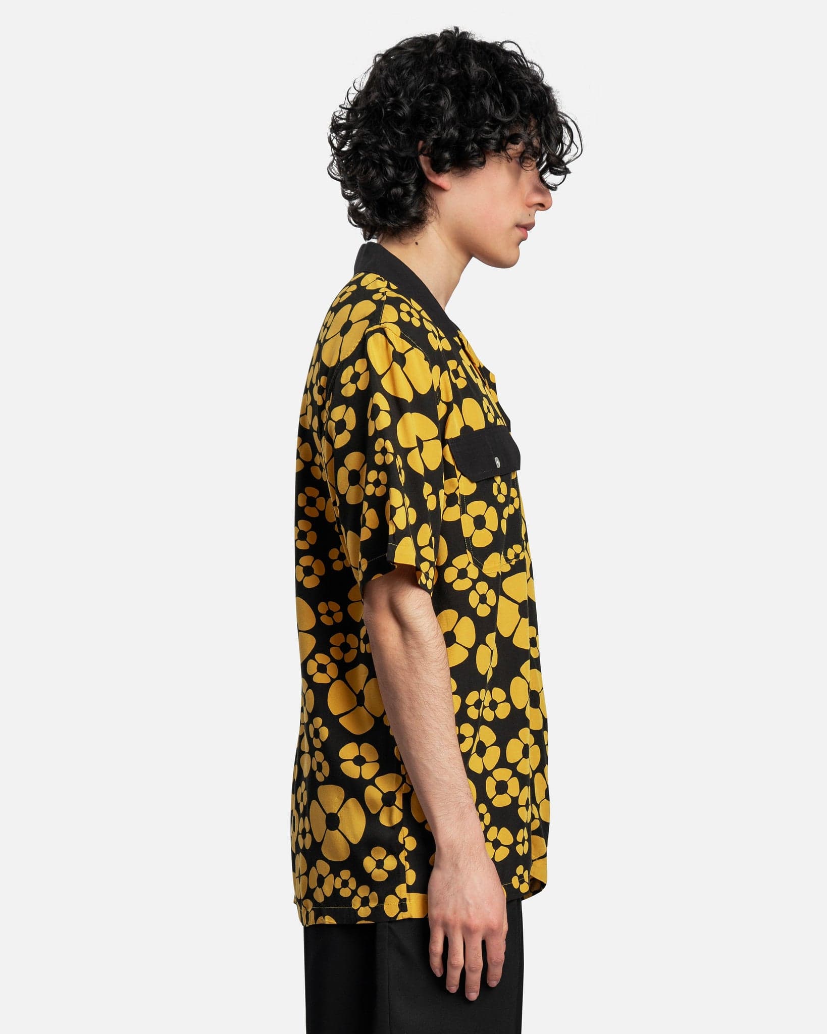 Marni Men's Shirt Carhartt Flower Print Shirt in Sunflower