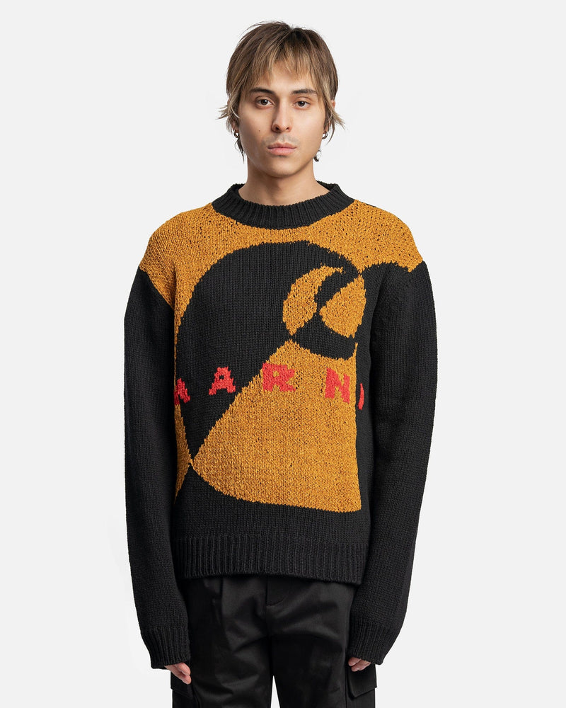 Carhartt WIP Intarsia Roundneck Sweater in Black – SVRN